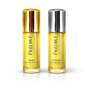 Prédiré Paris Day & Night Moisturizer Set Argan Oil Hyaluronic Acid NWT